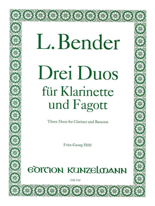 3 Duos Für Klarinette und Fagott